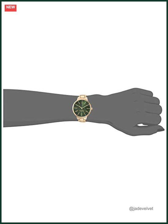 Women\'s Crystal Accented Analog Quartz Watch with Gold-Tone Bracelet main image 4